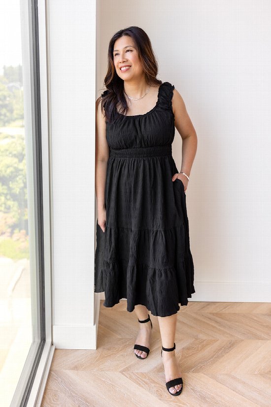 Sweet Motion Midi Dress